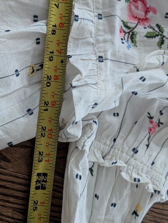 NWT Pilcro Embroidered Floral Blouse | Anthropologie | NWT | Size M - Picture 9 of 10